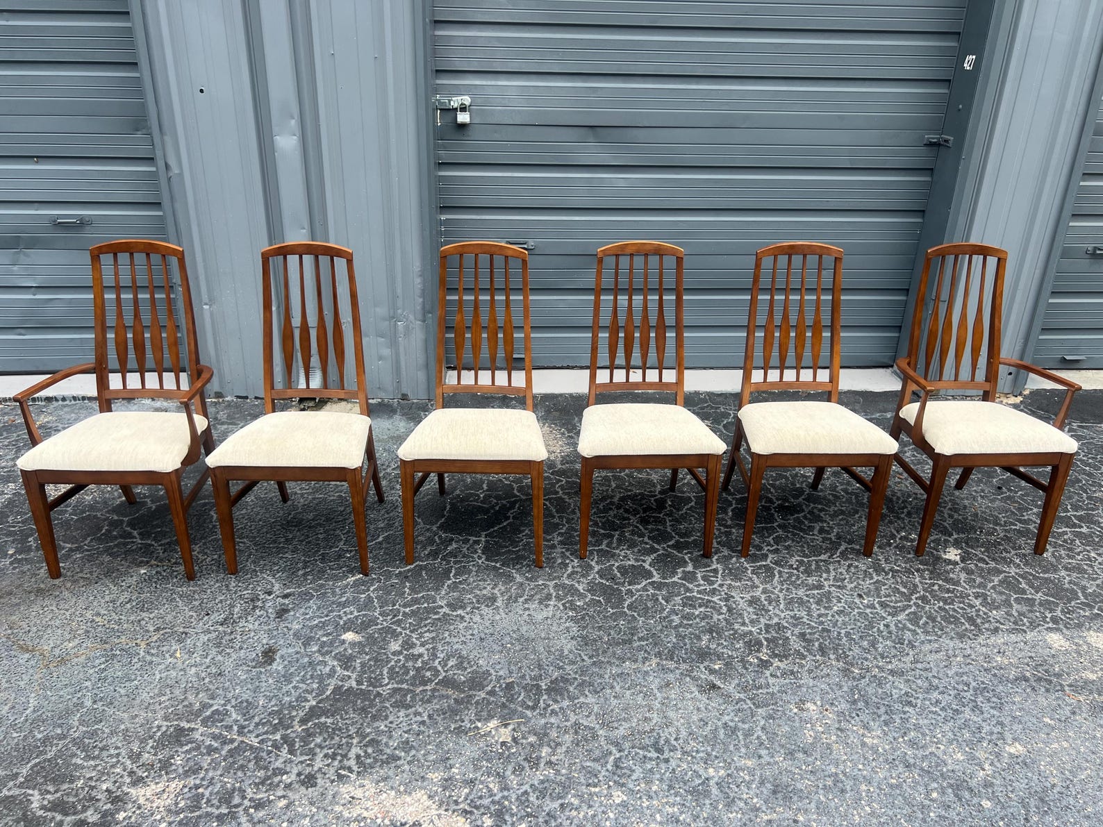 Mid Century Modern, MCM Dining Table Set, MCM Dining Chairs, MCM Dining ...