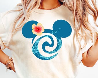 Disney Moana Tee, Princess Moana Gift Shirt, Mickey Head Moana T-Shirt, Disneyland Girls Vacation Sweatshirt, Moana Kids Tees