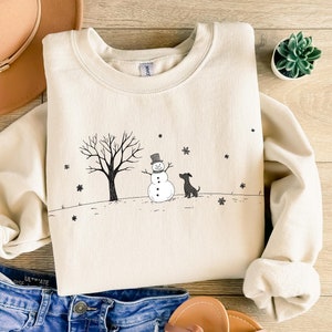Christmas Snowman Sweatshirt, Christmas Sweatshirt, Snowman Shirt, Snowman T-Shirt, Christmas Crewneck, Christmas Shirts for Women