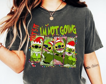 That's It I'm Not Going Stitch Christmas Shirt, Disney Stitch Christmas Sweatshirt, Disney Family Christmas Trip Sweatshirt, Christmas Gift