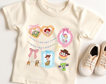 Disney Toy Story Jessie Bo Peep Coquette Bow Heart Locket T-shirt, You're Have Got A Friend In Me, WDW Disneyland 2025 Girl Trip Matching