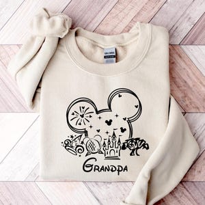 Disney Grandpa Shirt, Disney Grandpa Grandma Shirt, Mickey Minnie Couple Tee, Vacation Shirt, Disneyland Trip Shirt,Family Disney Trip Shirt