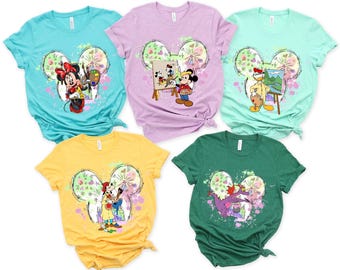 Disney Epcot Art Festival Shirt, Figment Painter Sweatshirt, Mickey And Mouse Artist T-Shirt, Walt Disneyworld Painter Tee,Disney Trip Shirt
