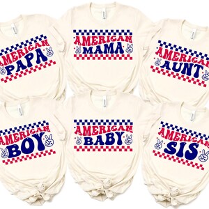 4th Of July Family Matching Party Shirt,Family Matching Tee,American Family Shirt,4th Of July Crew Shirt,4th Of July,Patriotic Family Shirt