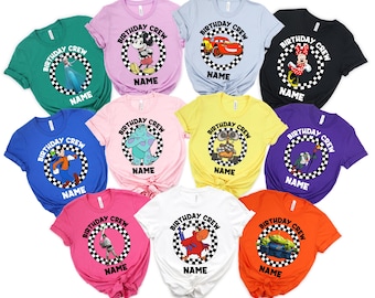 Customize Disney Birthday All Characters Shirt, Birthday Crew Shirt, Birthday Girl Disney Shirt, Birthday Boy Disney, Disney Birthday Squad