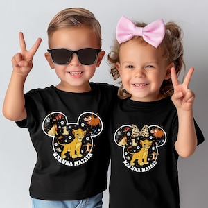 Hakuna Matata Shirt, Family Vacation, Custom Animal Kingdom 2025, Disney Lion King, Animal Kingdom Hakuna Matata, Disney Animal Kingdom Tee