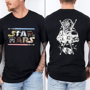 Disney Star Wars T-Shirt, Darth Vader Tee, Galaxy&#39;s Edge Shirt, Disneyland Family Vacation Tee, Death Star Tee, Star Wars Stormtrooper Shirt