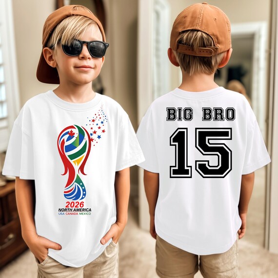 Personalized World 2026 Shirt, Custom Name USA Canada Mexico T-Shirt, Soccer Fan Tee, Football Fan Gift, World Cup 2026 Shirt, Sport Fan Tee