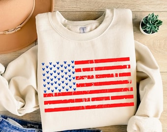 Mickey USA Flag Shirt, Disney Independence Day Shirt, 4th Of July Shirt, Patriotic Shirt, Disney Freedom Shirt, American Flag Shirt