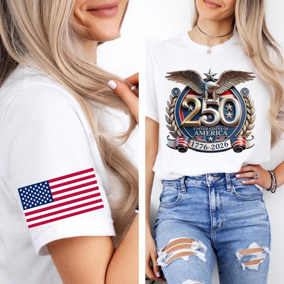 America 250th Anniversary Sweatshirt, 1776–2026 USA T-Shirt, 250 Years of America Shirt, Patriotic American Flag Shirts, Memorial Day Tees