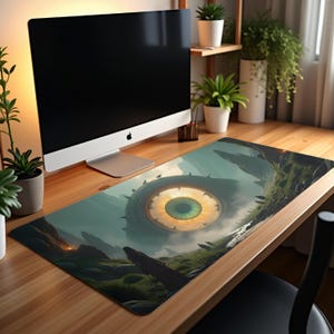 Tapete e mouse pad gamer grande | decoração de mesa, tapete de mesa, tapete de mesa, tapete de teclado, mousepad de mesa bonito e estético, tapete de jogo MTG TCG de uma peça
