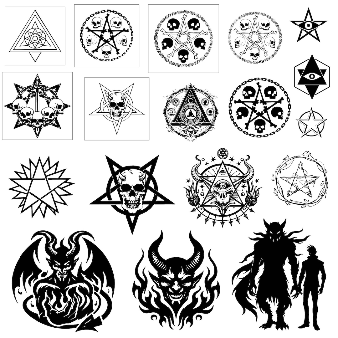 Occult Bundle Svg Bundle Clipart Cricut Occult Symbols Bundle ...