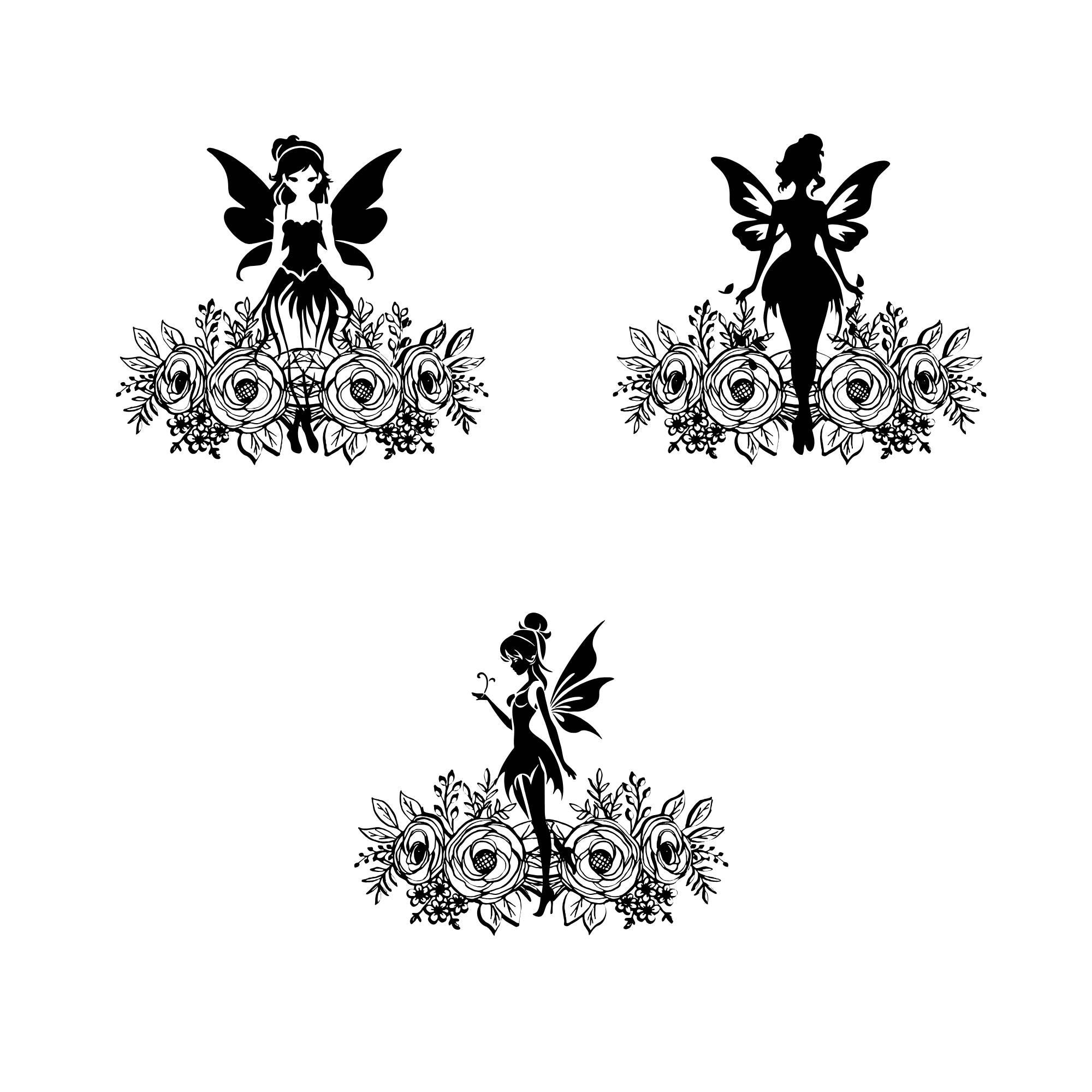 Fairy Svg Bundle, Fairy Clipart , Magical Fairy Vector, Cute Fairy ...