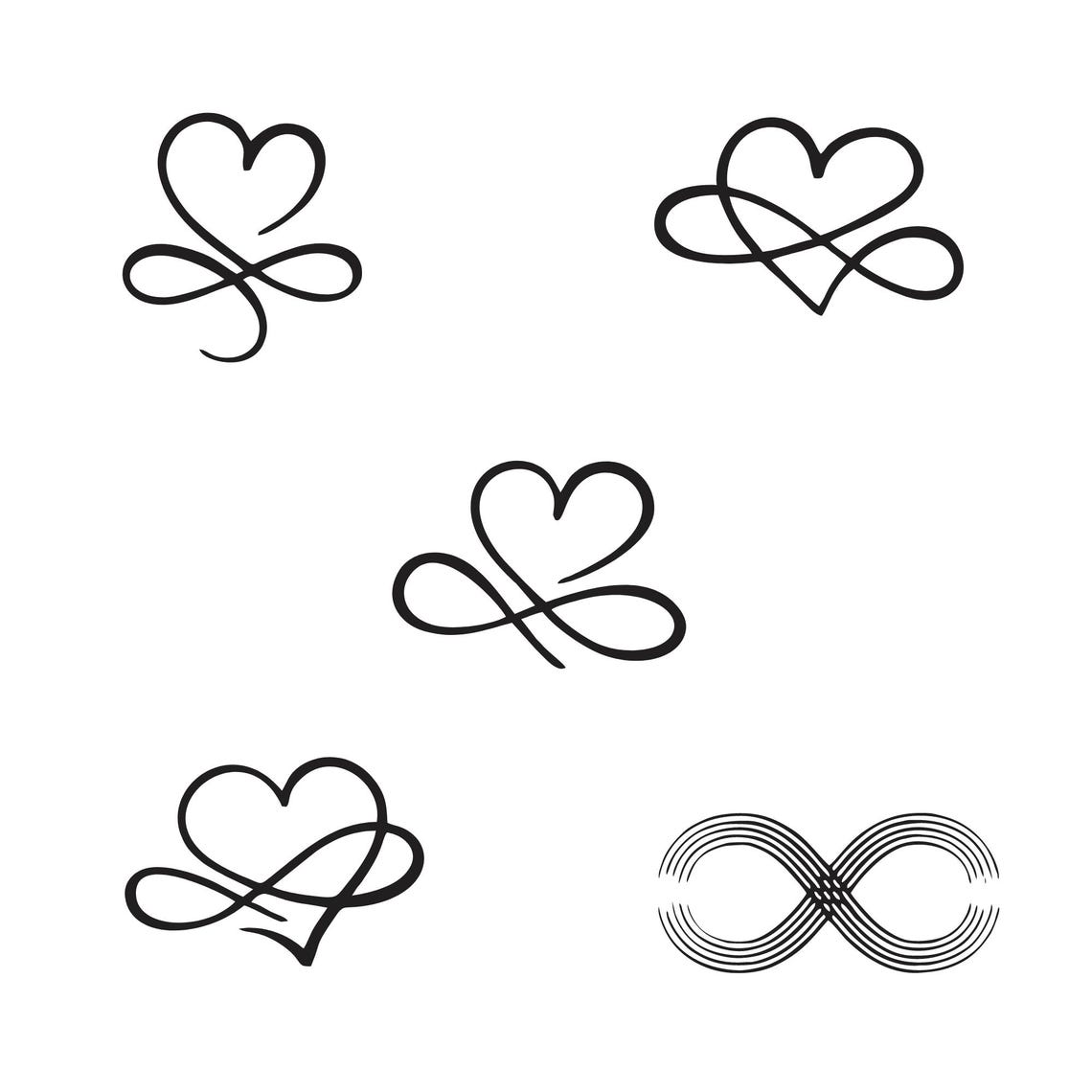 Infinity Svg Bundle, Infinity Sign Clipart for Cricut, Infinity Love ...