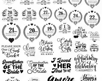 Handwritten Font Bundle - Perfect for Cricut, Procreate, Wedding, Unique Calligraphy, Cursive Fonts, SVG Font, Handmade Font, Elegant Fonts,