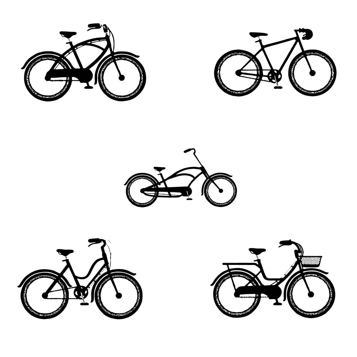 Bicycle Svg Bundle, Bicycle Clipart for Cricut, Mountain Bike ...