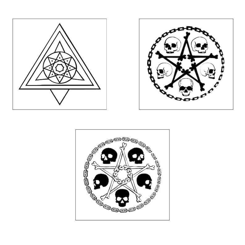 Occult Bundle Svg Bundle Clipart Cricut Occult Symbols Bundle ...