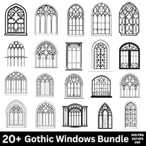 High Quality Gothic Window SVG Bundle, Church Window svg, Gothic Window png, Gothic Window vector, Gothic Window clipart, Gothic Window dxf