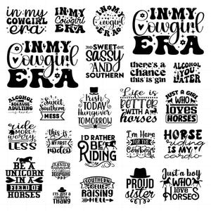 Western Svg Bundle, Western Clipart For Cricut, Western quotes Silhouette, Howdy Vector, Cowboy Decal , Western Cut Files.