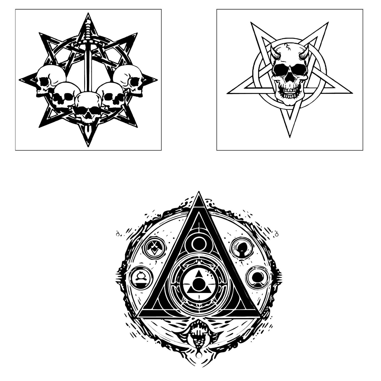 Occult Bundle Svg Bundle Clipart Cricut Occult Symbols Bundle ...