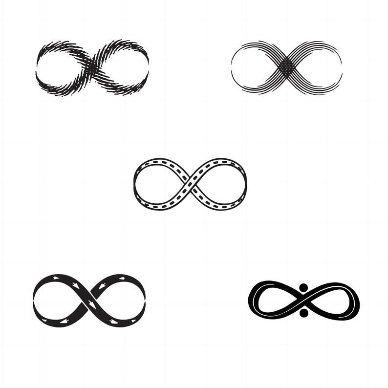 Infinity Svg Bundle, Infinity Sign Clipart for Cricut, Infinity Love ...