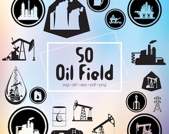Oilfield Svg Bundle, Oil Pump Clipart For Cricut, Oilfield Svg, Oilfield Silhouette, Oilfield Cut Files, Oilfield Decal, Oilfield Vector.