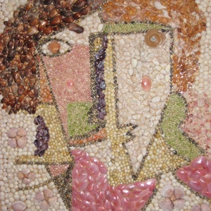 Seashell mosaic - The three of me
