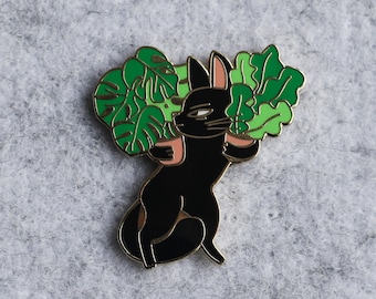 Cats plants -  enamel pin badge