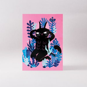 Greeting card - Sassy cat