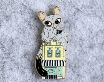 Possum coffee -  enamel pin badge