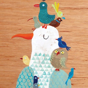 Greeting card - Bird King