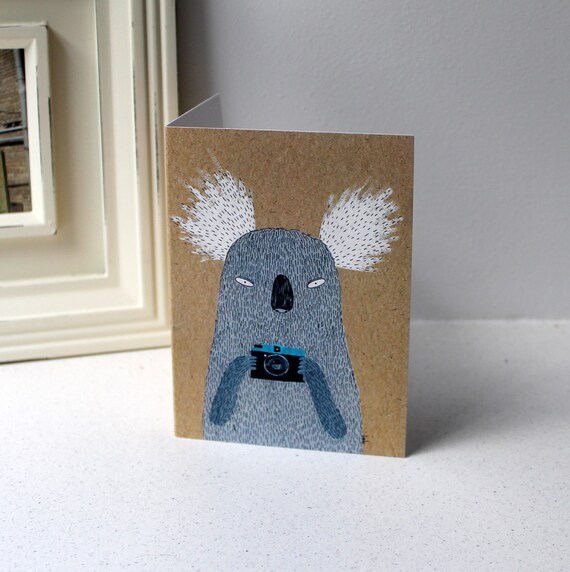 Greeting card Koala Diana | Etsy