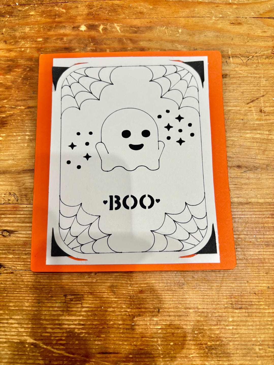 Adorable Ghost Halloween Card - Spooky Boo Design - Etsy