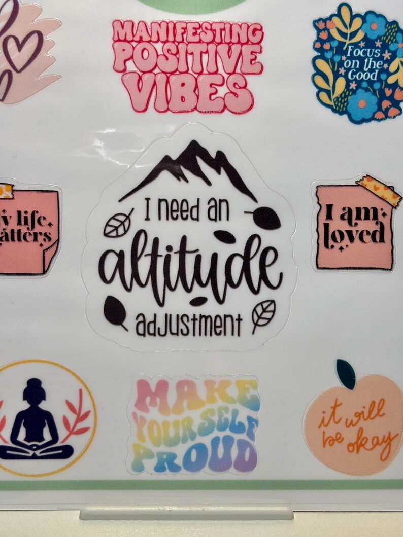 Positive Affirmation Stickers: Vinyl Decals for Vision Board - Etsy
