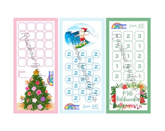 Mele Kalikimaka Mini Savings Challenges - Printable PDF