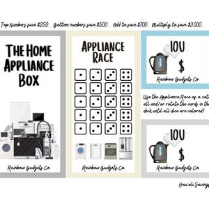 Home Appliance Savings Challenge Box | Printable PDF