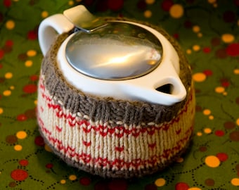 Knit Tea Cozy Pattern: PDF Printable