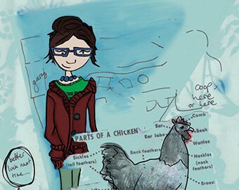 Vol 5: Issue 1 of Craft Leftovers Zine -- Backyard Chickens