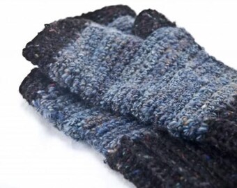 Crochet Lanel's Fingerless Mitts : Pattern PDF