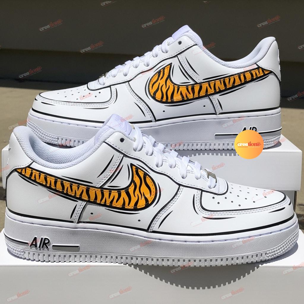 Nike Af1 Af1 Zebra Zebra Sneakers Air Force Tenis Zebra Nike