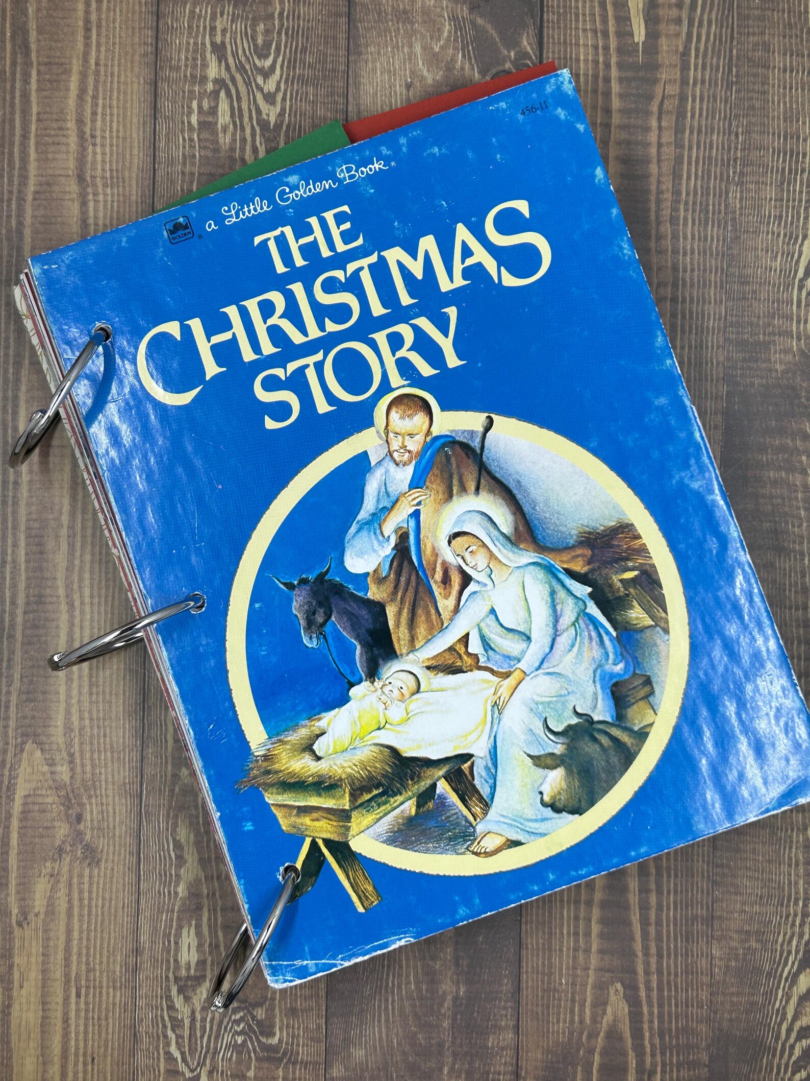 The Christmas Story Little Golden Book Christmas Junk Journal Etsy