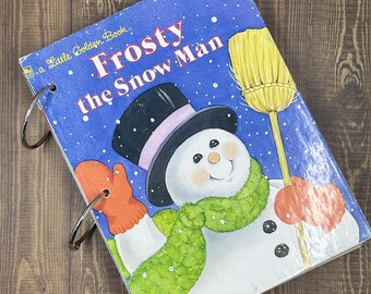Frosty the Snow Man Christmas Junk Journal