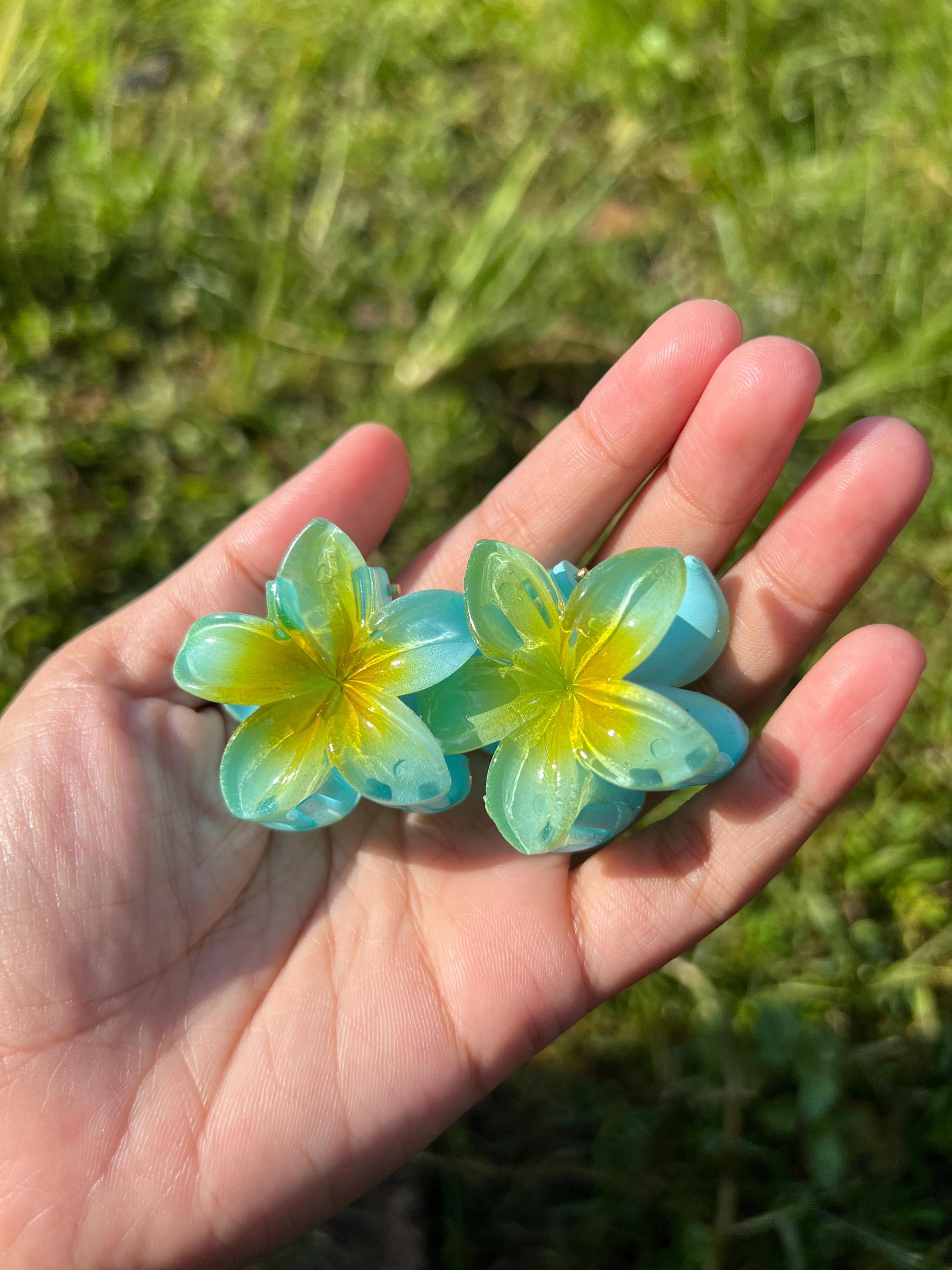 Mini Hibiscus Claw Clip - Etsy display picture 1