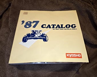 Catálogo Kyosho 1987 original 315 páginas vg Modelos de coches radiocontrolados aviones barcos vintage
