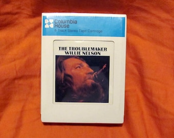 SEALED Willie Nelson 8 Track The Troublemaker eight track tape 1980s