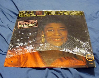 Ella in Hollywood SEALED lp 1960s mono V-4052 Jazz record album Fitzgerald new