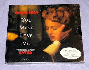 Madonna You Must Love Me SEALED CD Single EVITA Hype Sticker neu