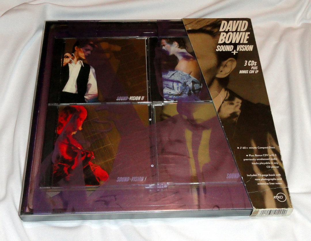 David Bowie 3 CD + 1 audio/video cdv box set Nice set! - Etsy.de