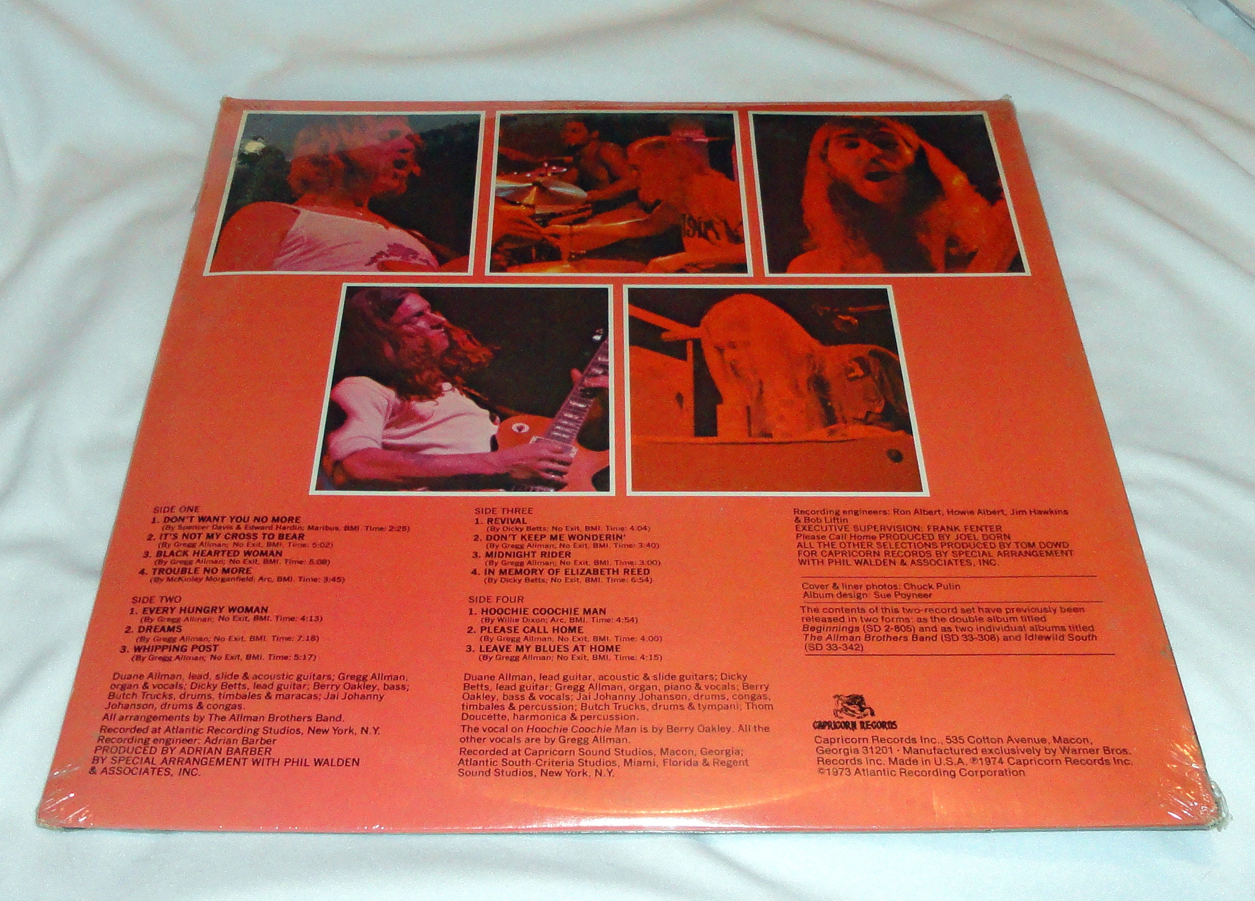 ALLMAN BROTHERS BAND / The Allman Brothers Band At Fillmore