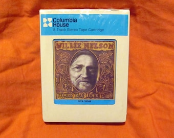 SEALED Willie Nelson 8 Track Tougher than Leather eight track tape 1980s